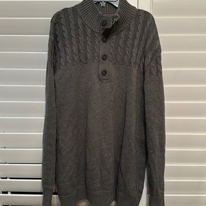 Grey dress sweater